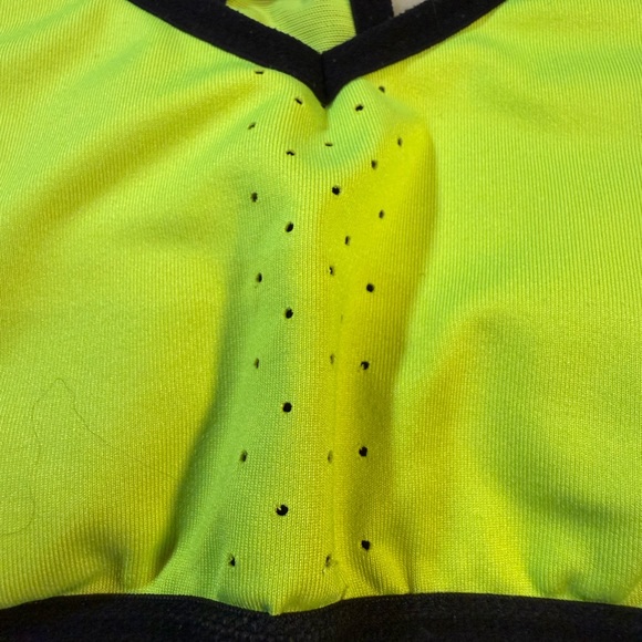 Nike Women's Neon Yellow Sports Bra - Picture 3 of 9